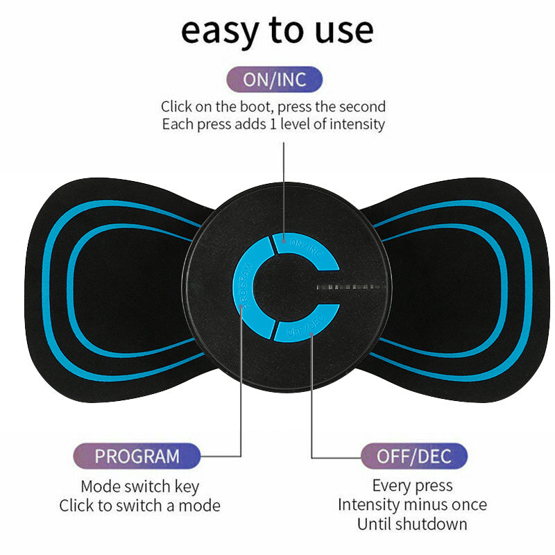 Portable Mini Body Massage Patch
